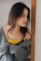 Soft Layered Knit Set-GREY