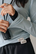 Layered basic tops-BLUE