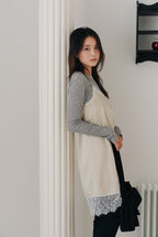 Layered basic tops-GREY