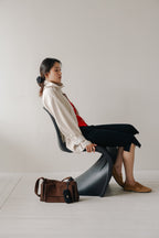 Lace Volume Coat-BEIGE