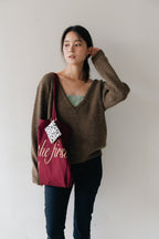 Soft Layered Knit Set-BROWN