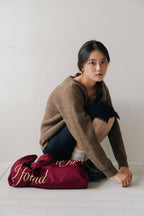 Soft Layered Knit Set-BROWN