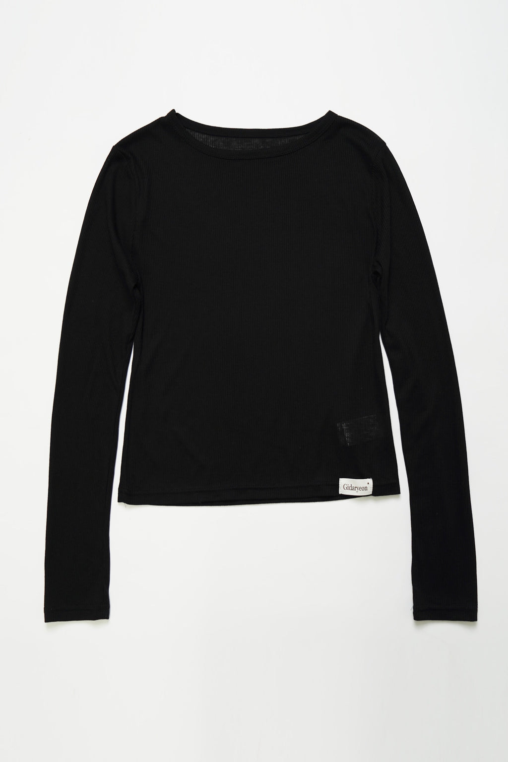 Layered basic tops-BLACK