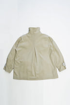 Lace Volume Coat-BEIGE