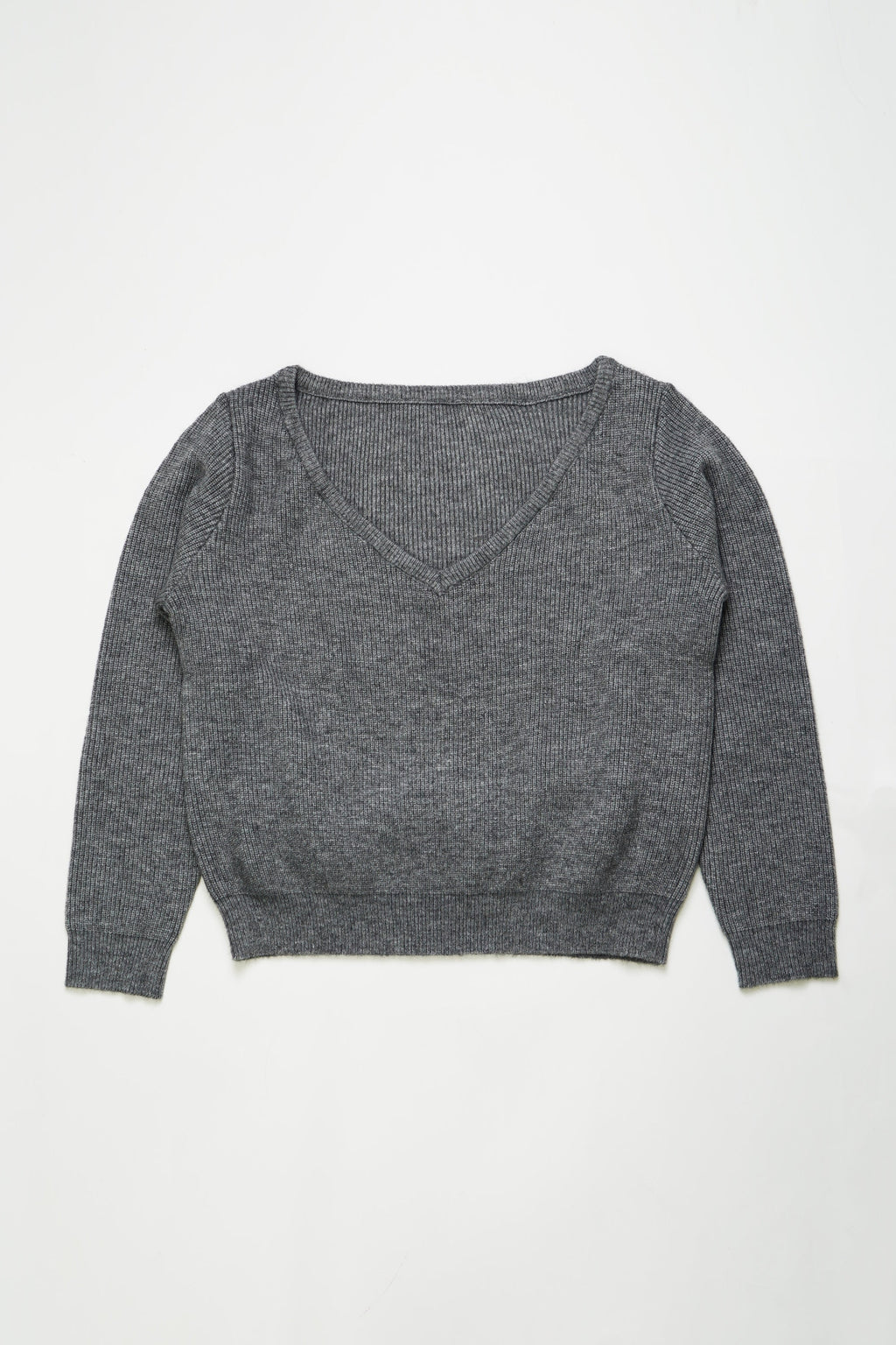 Soft Layered Knit Set-GREY