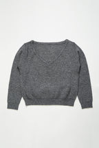 Soft Layered Knit Set-GREY