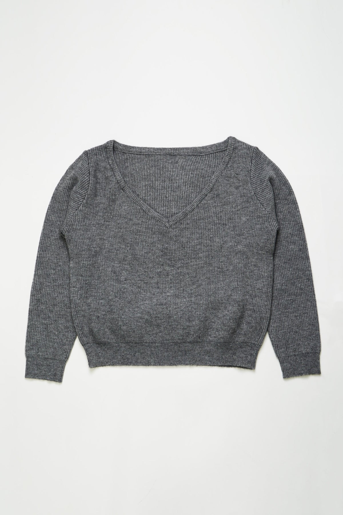 Soft Layered Knit Set-GREY