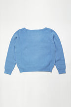 Soft Layered Knit Set-BLUE