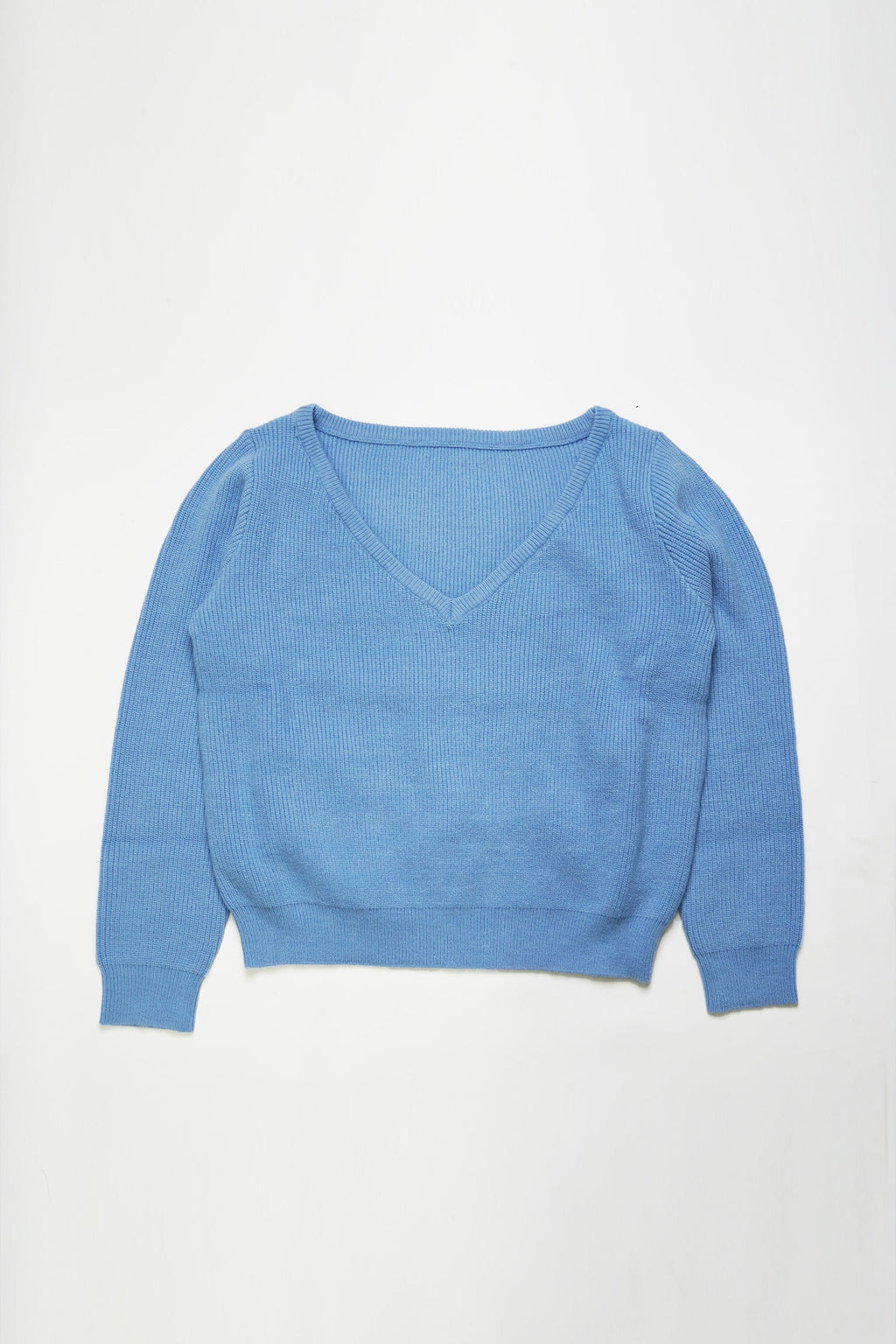 Soft Layered Knit Set-BLUE