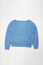 Soft Layered Knit Set-BLUE