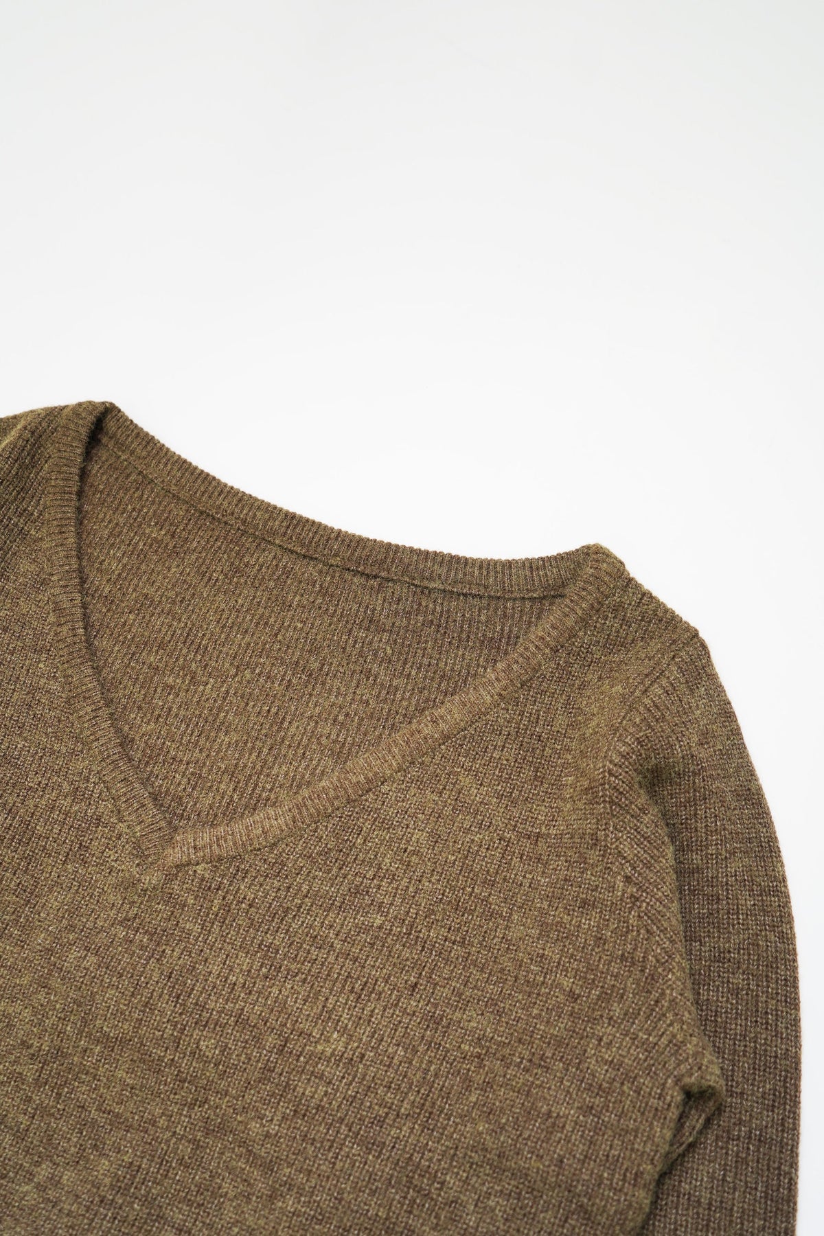 Soft Layered Knit Set-BROWN