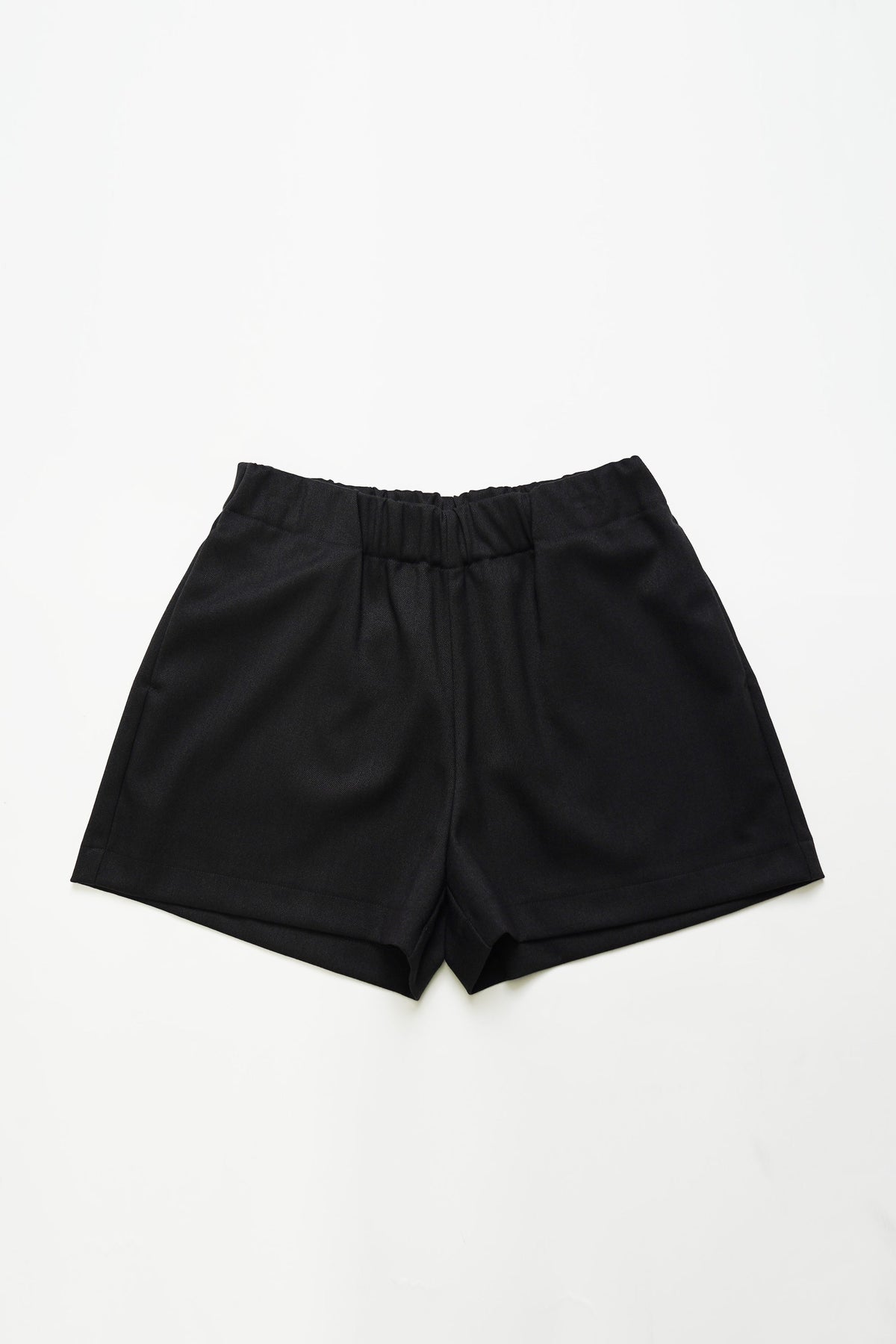 Back Frill Shorts-GREY